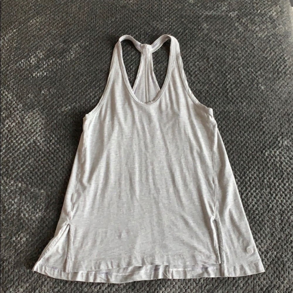 Gray lululemon tank top